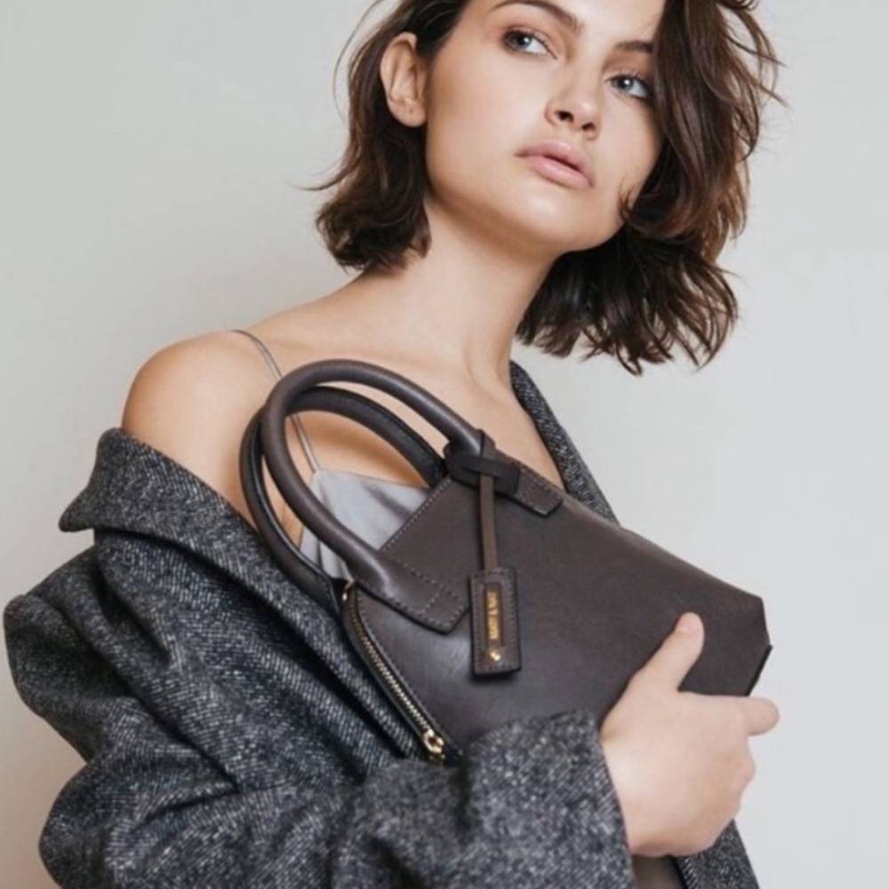 NWT Matt & Nat Gessi Small Satchel, Charcoal, Limited Edition